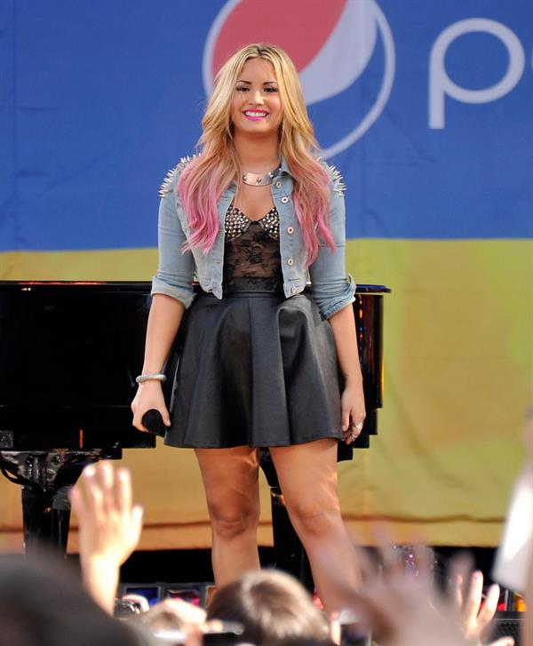 Demi Lovato -  Good Morning America  set in New York  -  6 July, 2012