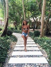 Helen Owen in a bikini