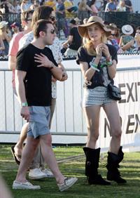 Diane Kruger attends the H&M Loves Music Coachella 2013 kick-off Event at Merv Griffin Estate in La Quinta in April 