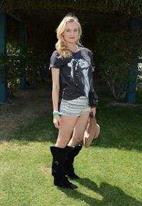 Diane Kruger attends the H&M Loves Music Coachella 2013 kick-off Event at Merv Griffin Estate in La Quinta in April 