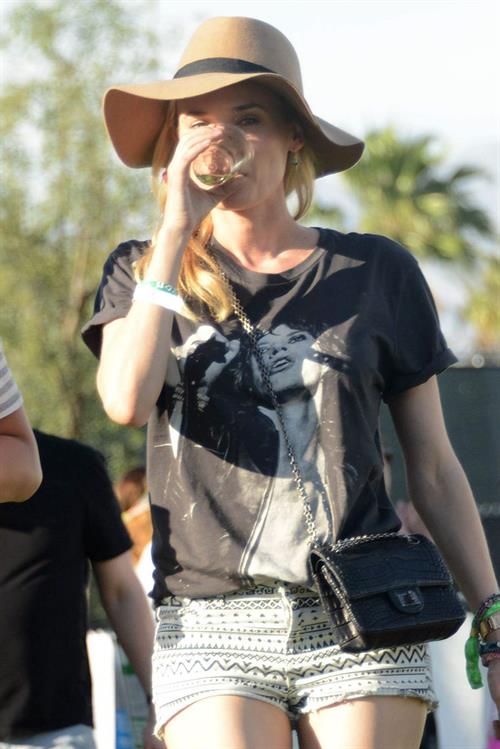 Diane Kruger attends the H&M Loves Music Coachella 2013 kick-off Event at Merv Griffin Estate in La Quinta in April 