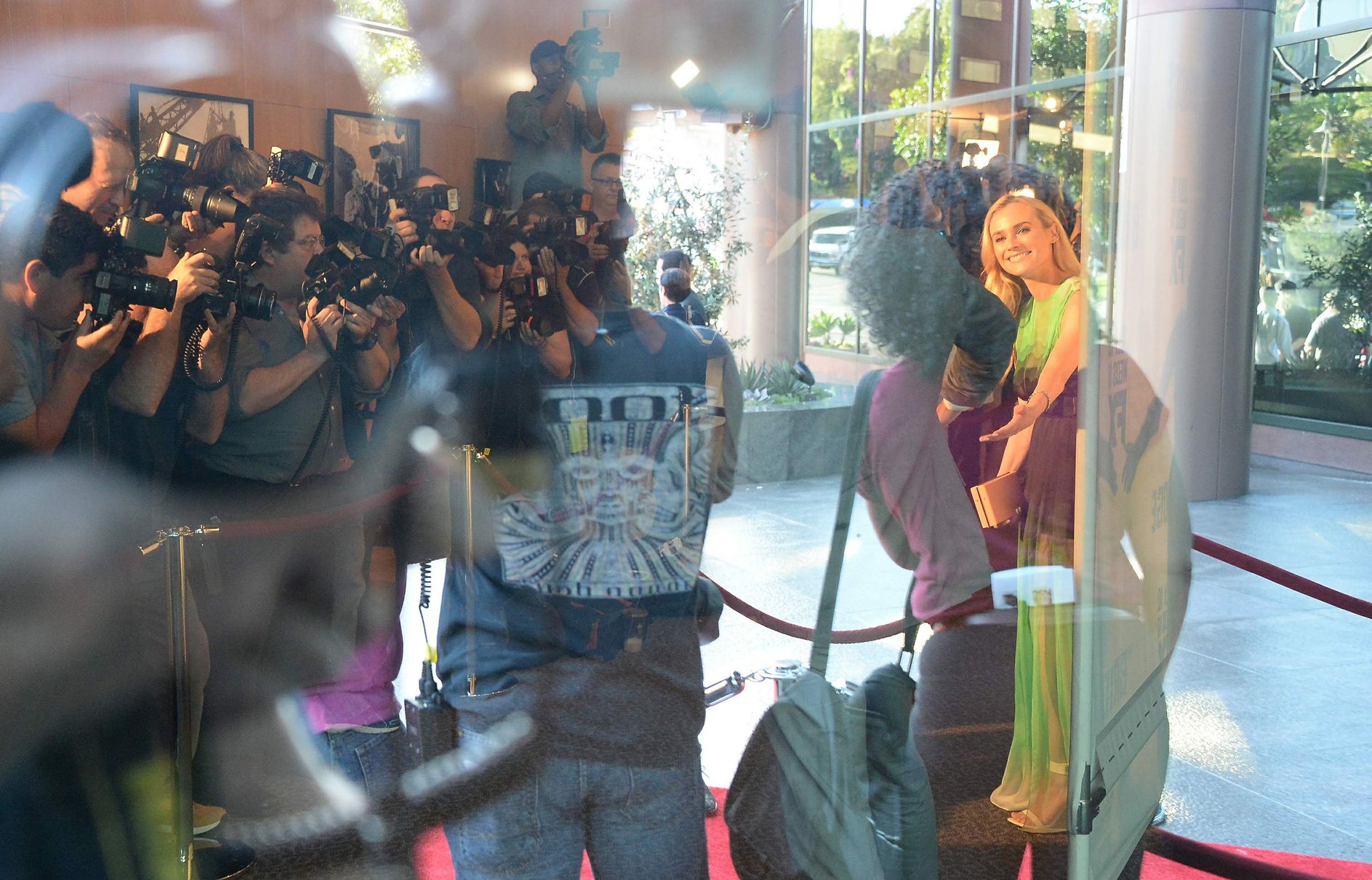 Diane Kruger arrive at the Series Premiere of F's 'The Bridge' at the DGA Theater July 8, 2013 