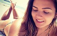 Amanda Simeão in a bikini