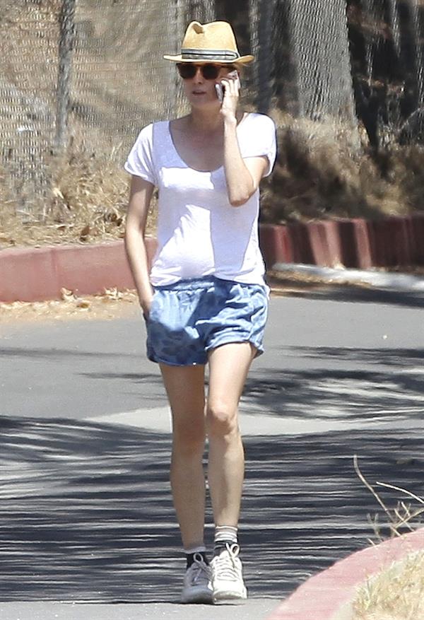 Diane Kruger Taking a Sunday stroll in Hollywood 11.08.13 