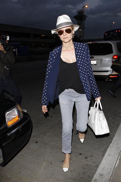 Diane Kruger Arrives At LAX
