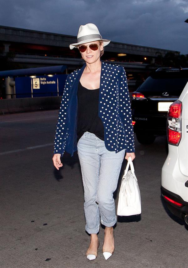 Diane Kruger Arrives At LAX