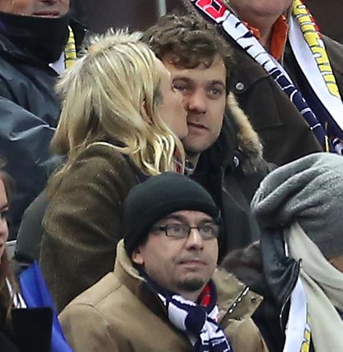 Diane Kruger France vs.Germany friendly soccer game in Paris, Frannce on February 6, 2013