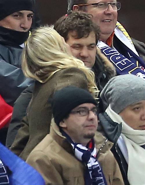 Diane Kruger France vs.Germany friendly soccer game in Paris, Frannce on February 6, 2013
