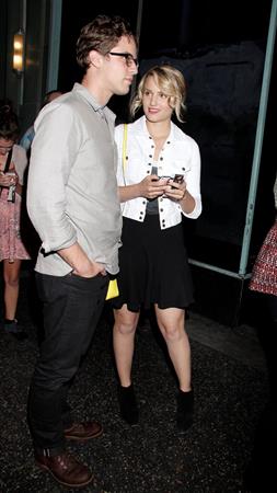 Dianna Agron At the Wiltern Theatre to watch Jack White Concert in LA, May 30, 2012