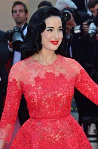 Dita Von Teese 'Behind The Candelabra' Premiere - 66th Annual Cannes Film Festival (May 21, 2013) 
