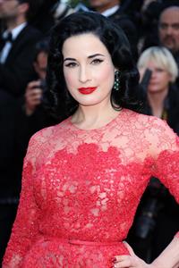 Dita Von Teese 'Behind The Candelabra' Premiere - 66th Annual Cannes Film Festival (May 21, 2013) 