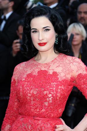 Dita Von Teese 'Behind The Candelabra' Premiere - 66th Annual Cannes Film Festival (May 21, 2013) 