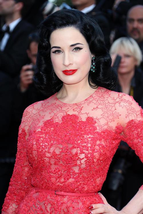 Dita Von Teese 'Behind The Candelabra' Premiere - 66th Annual Cannes Film Festival (May 21, 2013) 