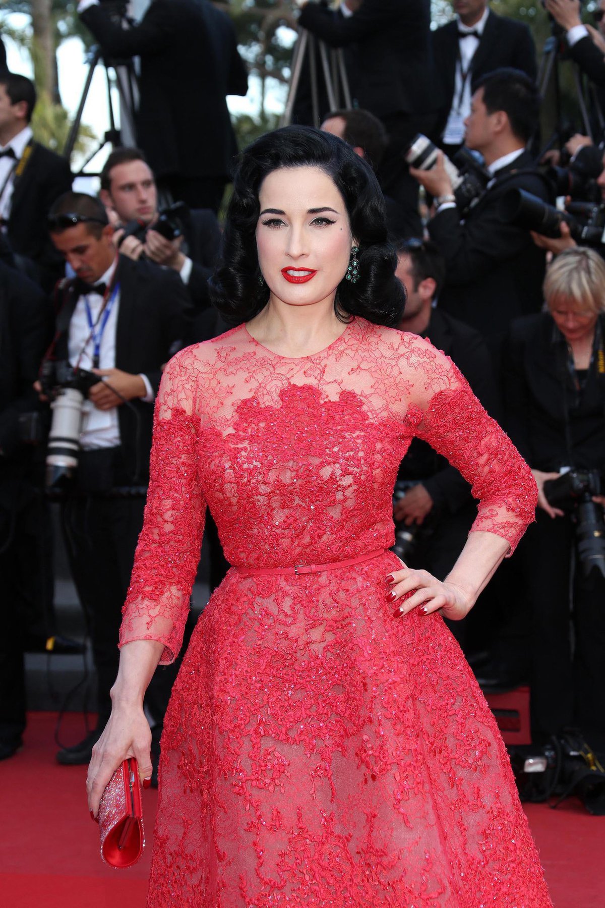 Dita Von Teese 'Behind The Candelabra' Premiere - 66th Annual Cannes Film Festival (May 21, 2013) 