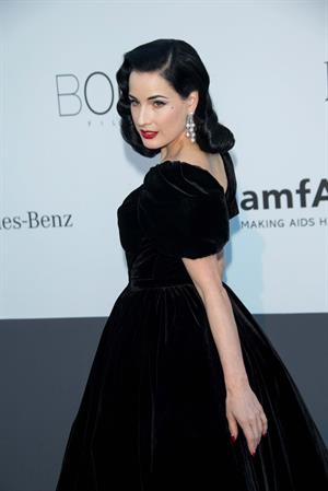 Dita Von Teese amfAR's 20th Annual Cinema Against AIDS (May 23, 2013) 