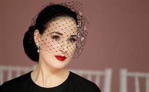 Dita Von Teese Aleis Mabille Fashion Show at Paris Fashion Week 1/21/13 