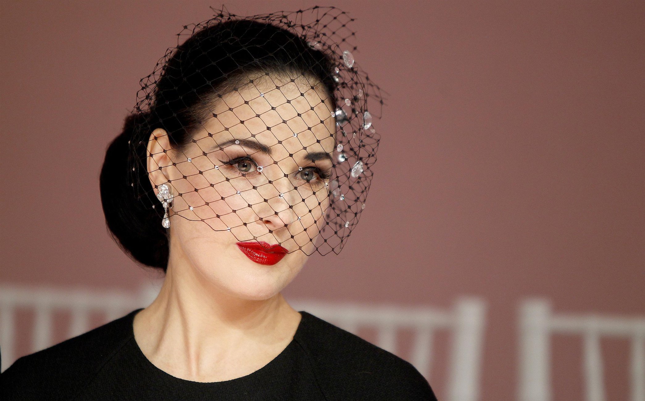 Dita Von Teese Aleis Mabille Fashion Show at Paris Fashion Week 1/21/13 