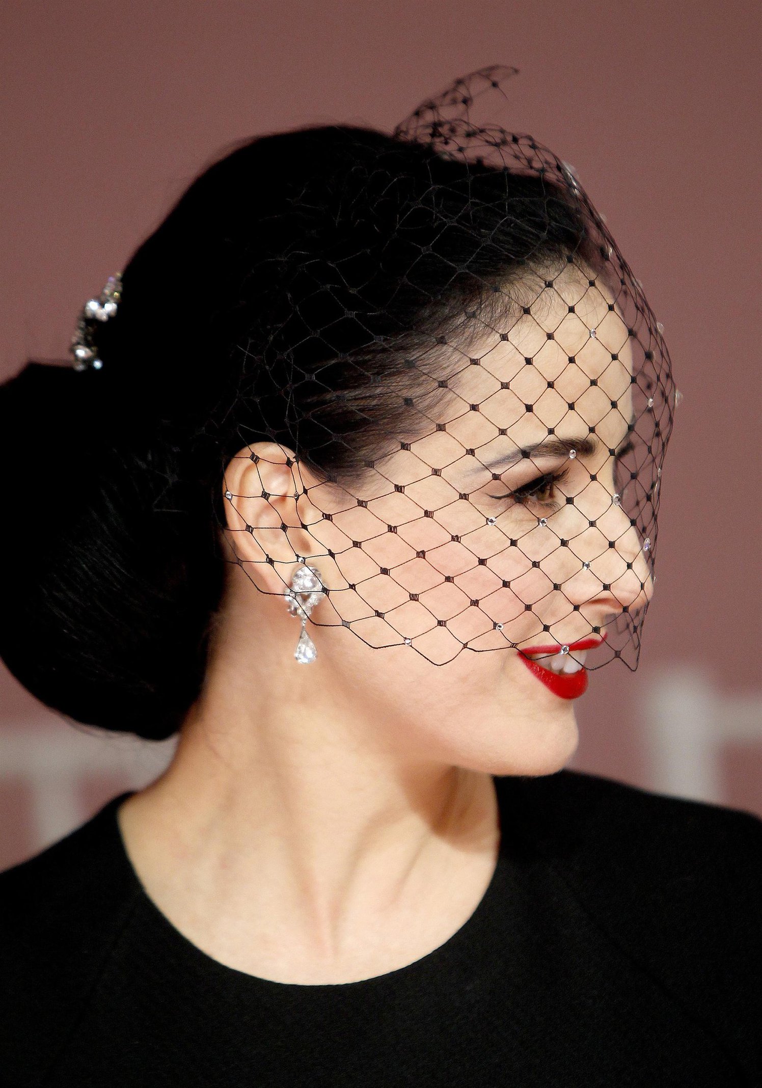Dita Von Teese Aleis Mabille Fashion Show at Paris Fashion Week 1/21/13 