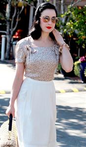 Dita Von Teese - out and about in West Hollywood (Aug. 20 2012)