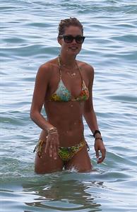 Doutzen Kroes bikini beach pictures in Miami August 16, 2012