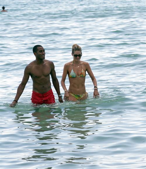 Doutzen Kroes bikini beach pictures in Miami August 16, 2012