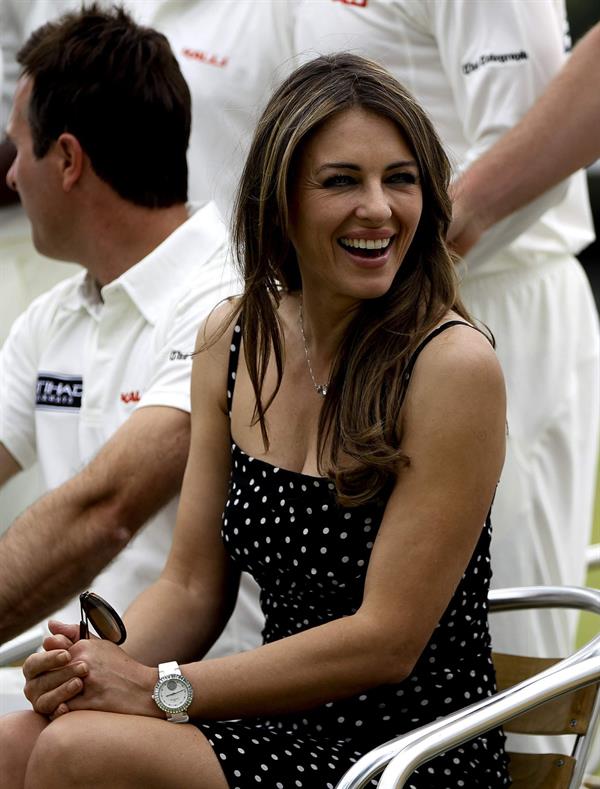 Elizabeth Hurley at Circenster Cricket Club in Cirencester- June 9, 2013 