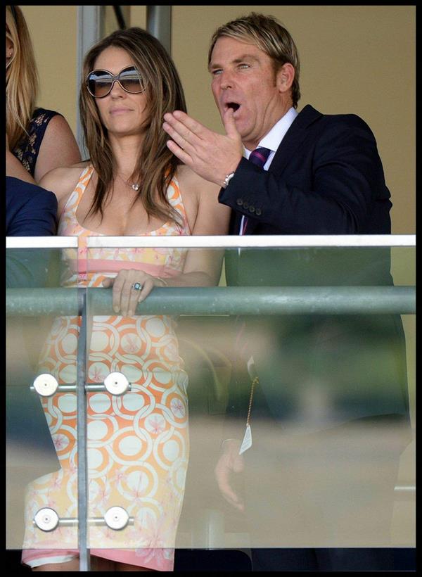 Elizabeth Hurley at Betfair Weekend King George Day in Ascot 27.07.13 