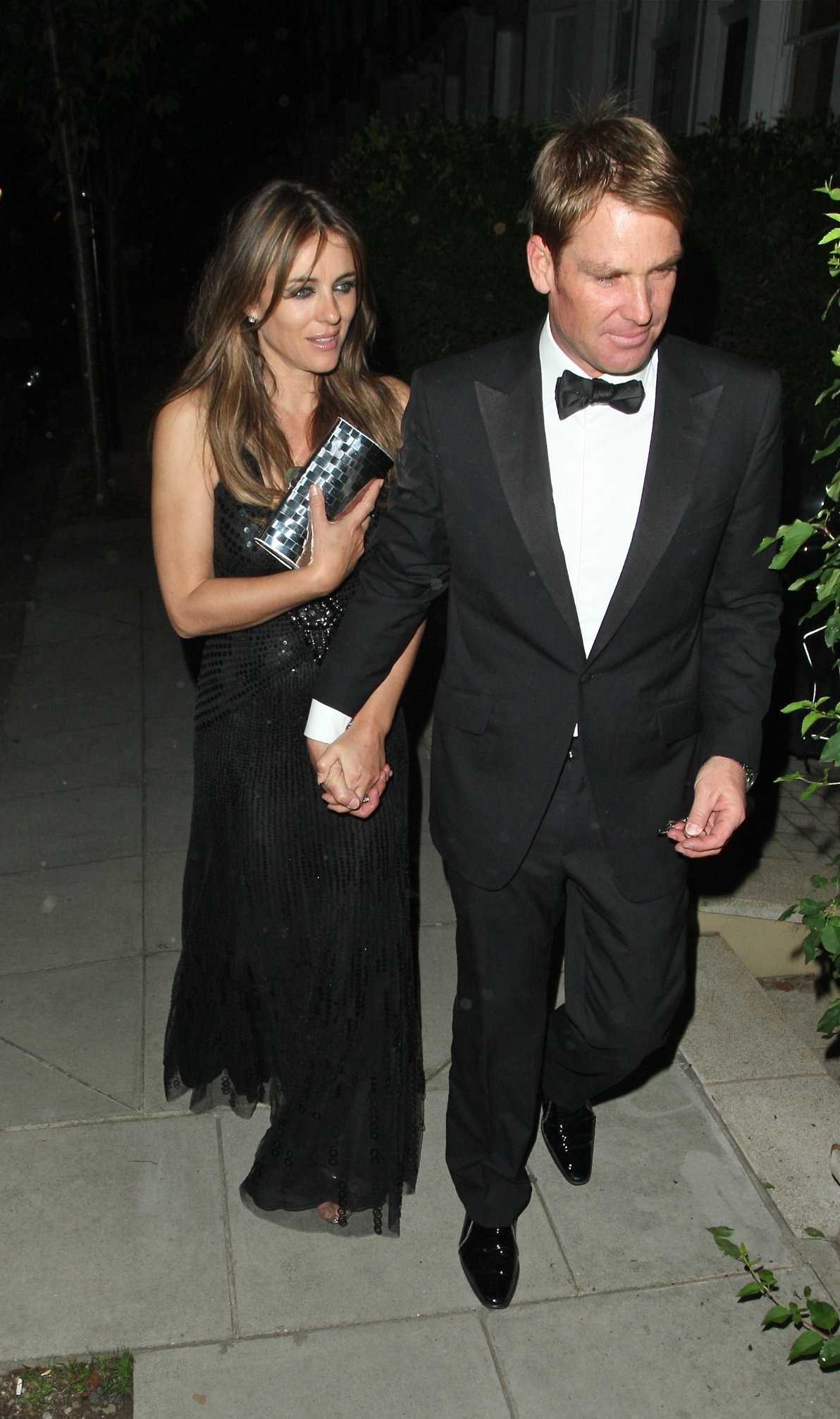 Elizabeth Hurley - Attending a friend's birthday party in London - July 5, 2012
