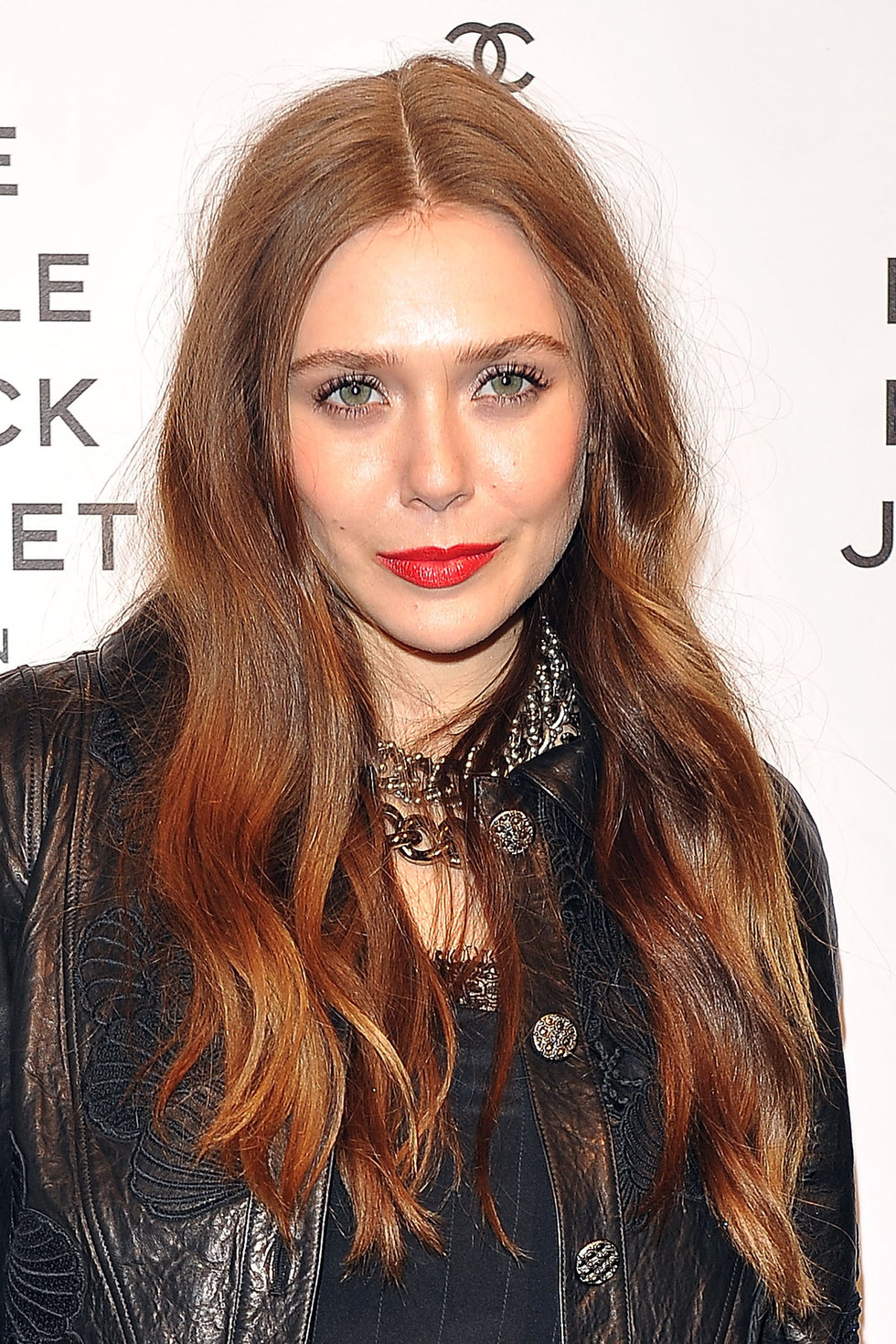 Elizabeth Olsen Chanel The Little Black Jacket - Karl Lagerfeld Photo Ehibition Dinner Party Milan, April 4, 2013 