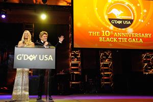 Elle Macpherson 2013 G'Day USA Black Tie Gala in LA 1/12/13 