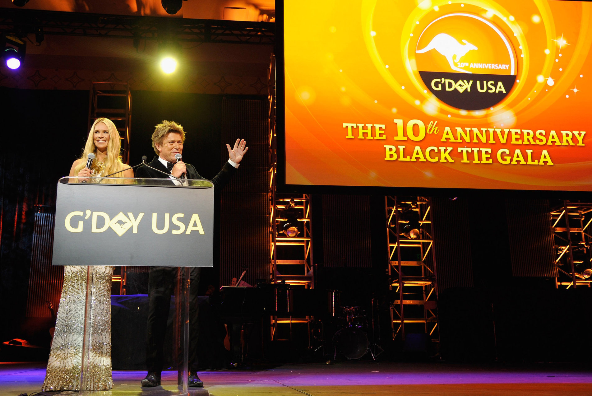 Elle Macpherson 2013 G'Day USA Black Tie Gala in LA 1/12/13 
