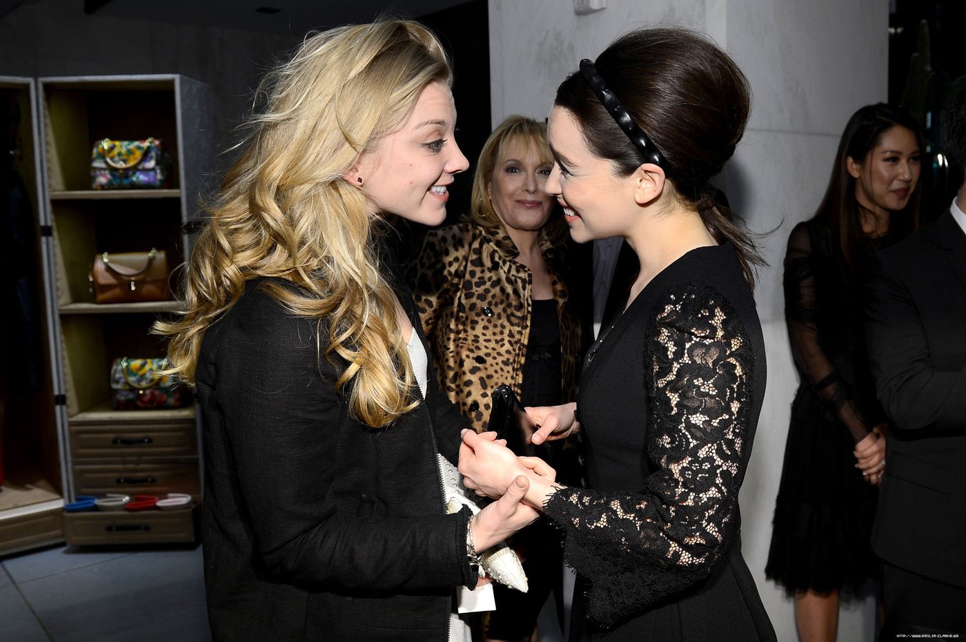 Emilia Clarke The Opening Of The 5th Avenue Flagship Boutique, May 4, 2013 