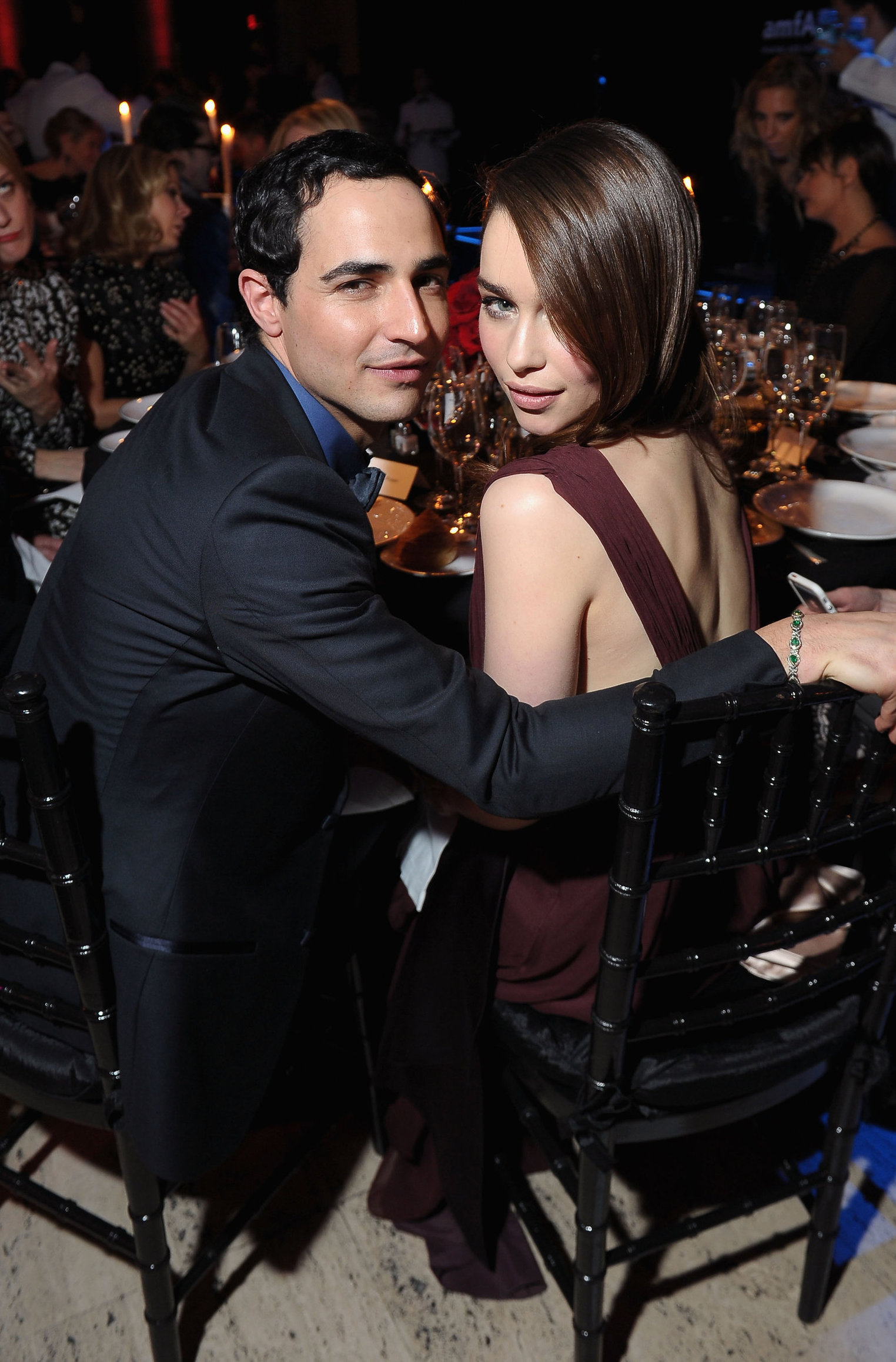 Emilia Clarke amfAR New York Gala To Kick Off Fall 2013 Fashion Week, Feb 6, 2013 