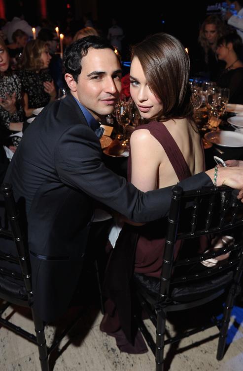 Emilia Clarke amfAR New York Gala To Kick Off Fall 2013 Fashion Week, Feb 6, 2013 