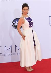Emilia Clarke - 64th Primetime Emmys Nokia Theatre LA Sept 23, 2012