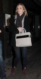 Emily Blunt Dinner at Cecconi's in London, Feb 9, 2013 