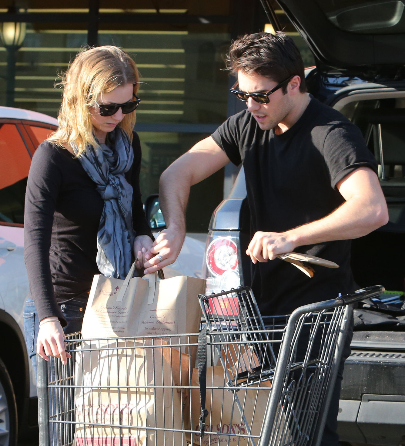 Emily VanCamp shops at Gelson's in Los Feliz 2/22/13 