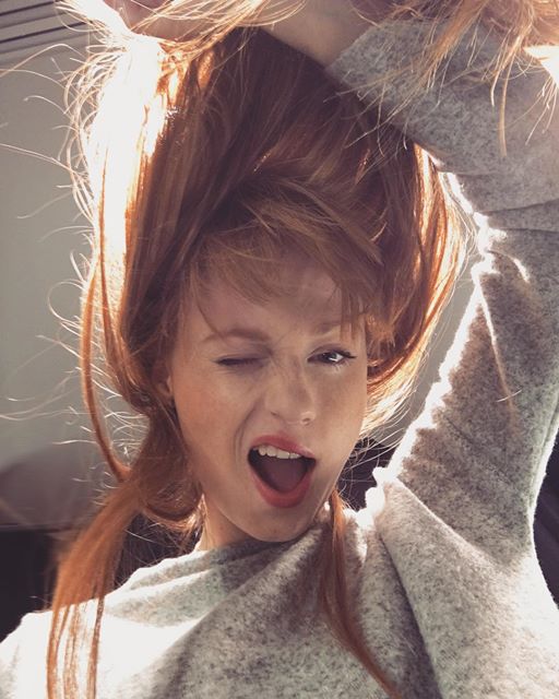 Alina Kovalenko taking a selfie