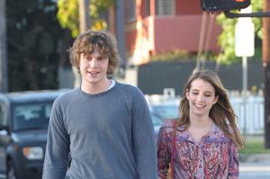 Emma Roberts - Steps out with boyfriend Evan Peters at Third Street in Los Angeles (28.05.2013) 