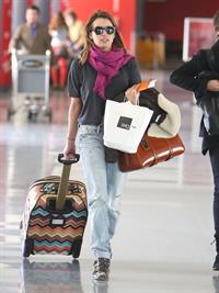 Emma Roberts departing on a flight at LAairport in Los Angeles, California on December 22, 2012 
