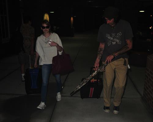 Emma Roberts Pictures Emma Roberts lands in Wilmington to continue filming 'We're the Millers' (09 August 2012)