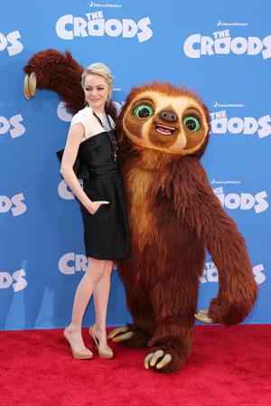 Emma Stone 'The Croods' premiere in NYC 3/10/13 