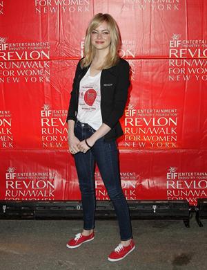 Emma Stone Revlon Run/Walk For Women in New York City - May 4, 2013 