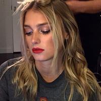 Sigrid Agren taking a selfie