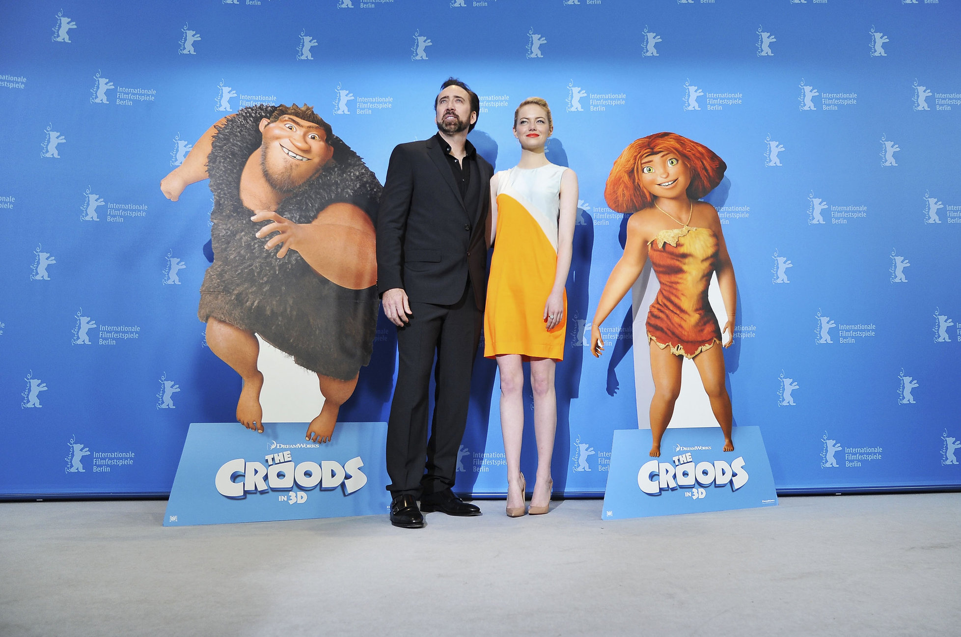 Emma Stone  'The Croods' photocall at 63rd Berlinale Int. Film Festival in Berlin 2/15/13 