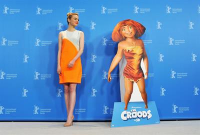 Emma Stone  'The Croods' photocall at 63rd Berlinale Int. Film Festival in Berlin 2/15/13 