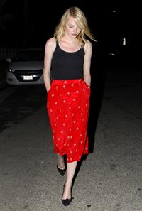 Emma Stone Out To Dinner - August 20, 2012 