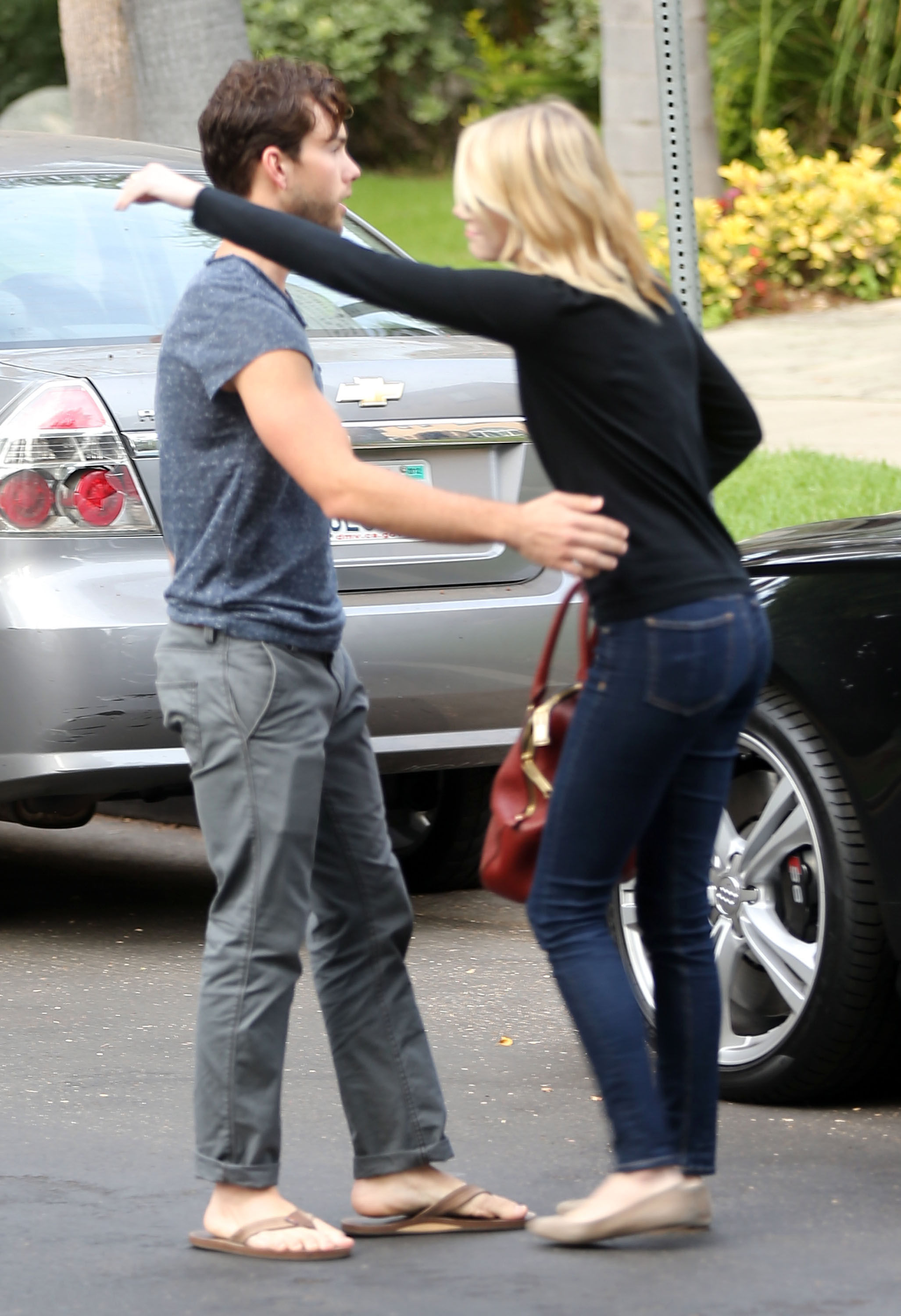 Emma Stone out and about in Hollywood 10/9/12 