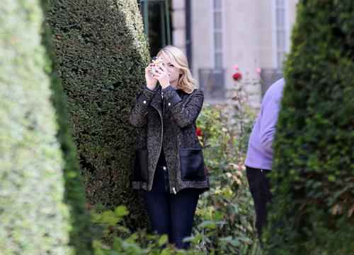 Emma Stone at Musee Rodin in Paris - October 4,2012 