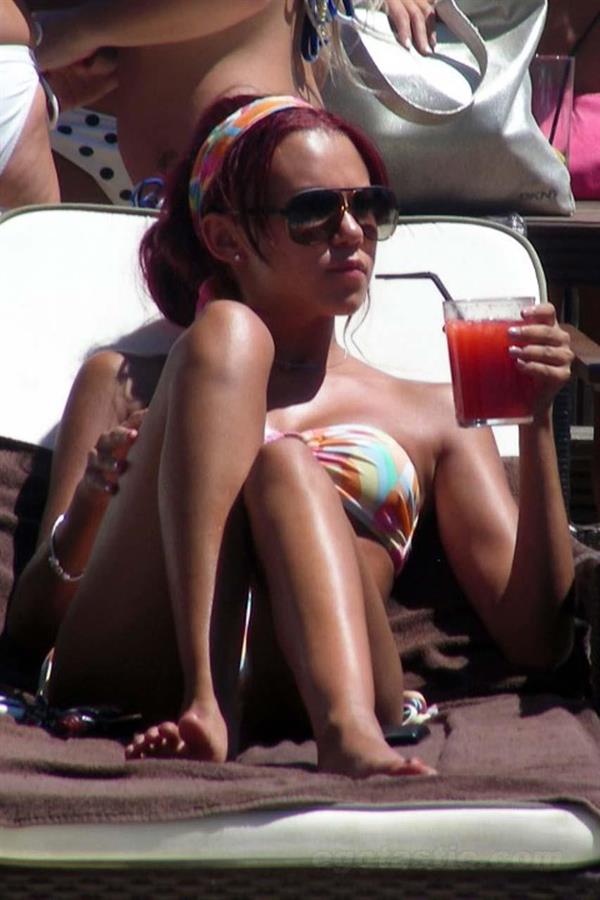 Amy Childs in a bikini